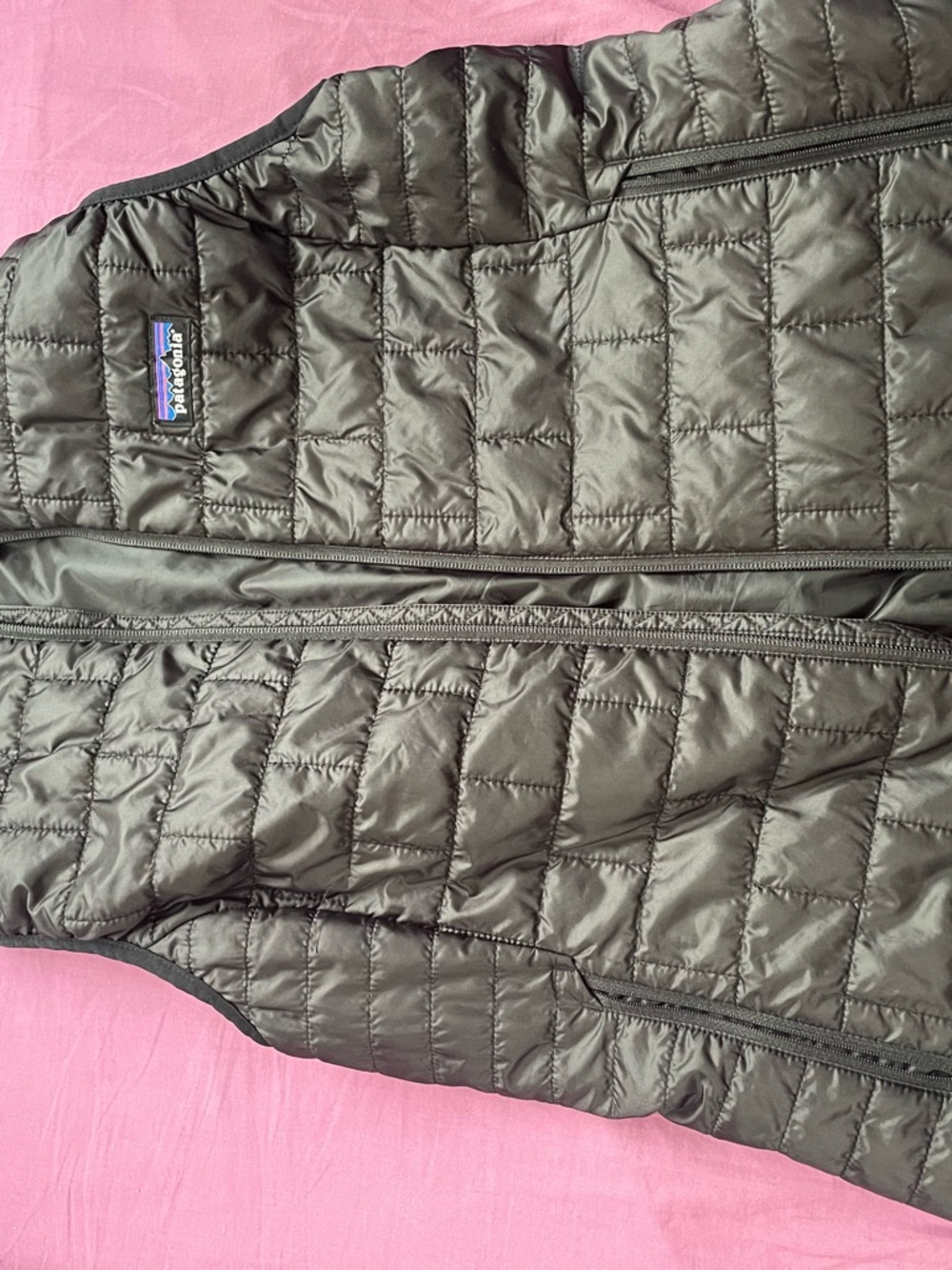 Patagonia Black Quilted Insulated Vest